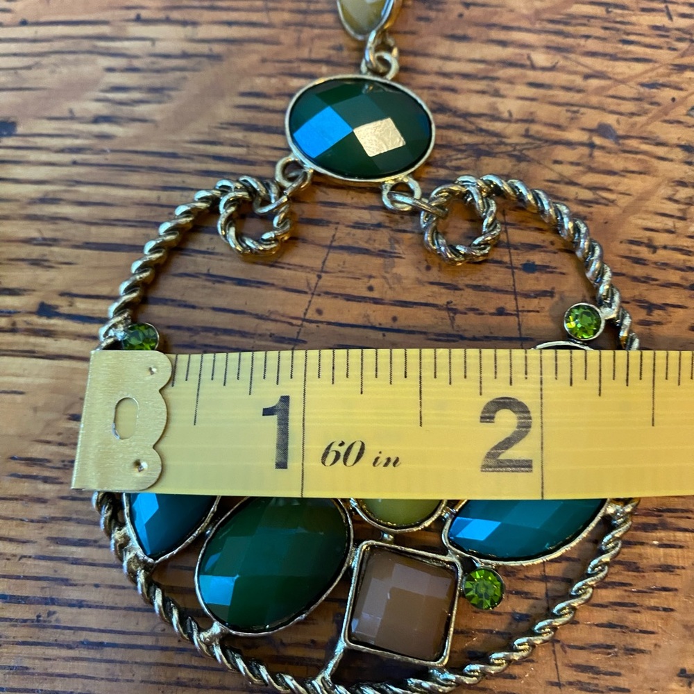 Large Multi-Colored Dangle Hoops. - image 4